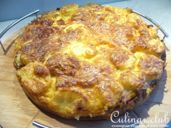 Кольраби-картофельная запеканка