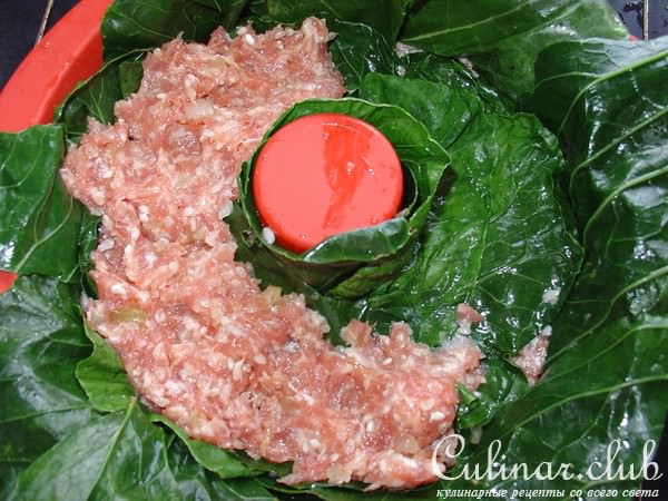 Франкфуртский капустно-мясной венок.