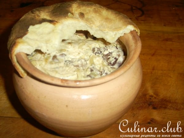 Маслята тушеные в сметане
