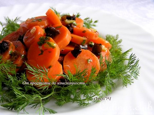 Салат из бланшированной моркови ("Я+Серж Маркович=....")
