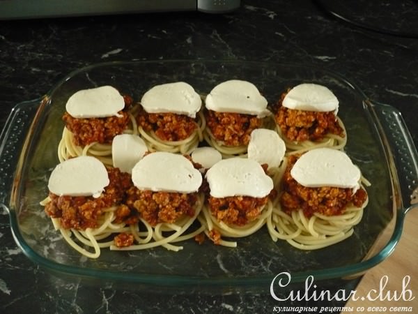 Spaghetti bolognese-Гнездышки