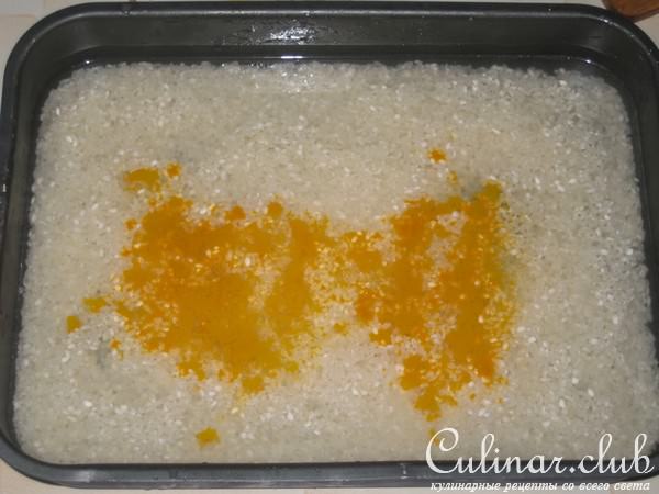 Курочка с куркумным рисом.