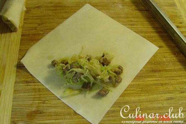 "Spring rolls" или Китайские блинчики с капустой
