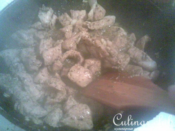 Свинина с маринованым луком (вариант)
