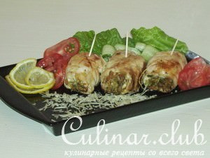 Куриные рулетики 