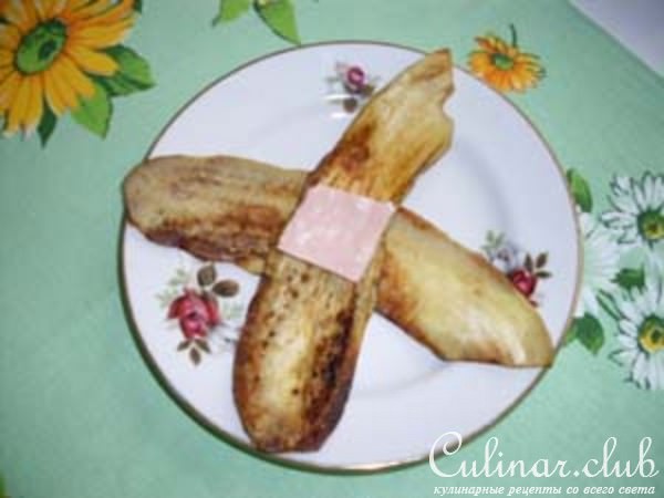 Пакетики из баклажанов