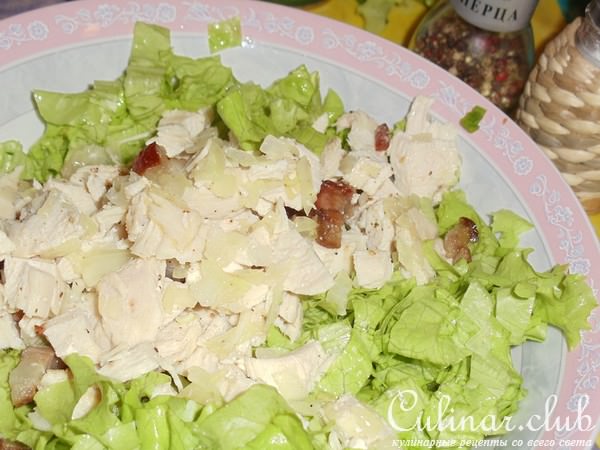 Запеканка из брокколи, с грибами и маслинами+лёгкий зеленый салат 