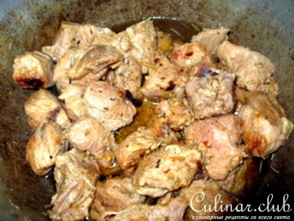Свинина с луком