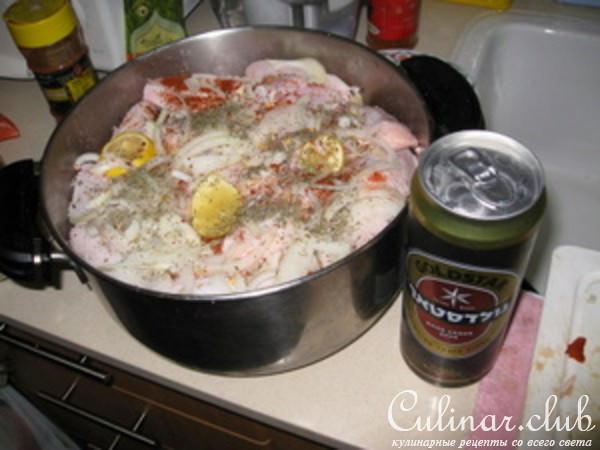 Шашлык из курятины (Вариант)