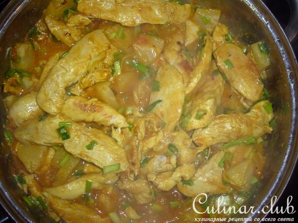 Фрикассе из курочки