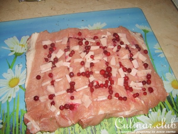 Свинина с брусничкой (моя халтура))