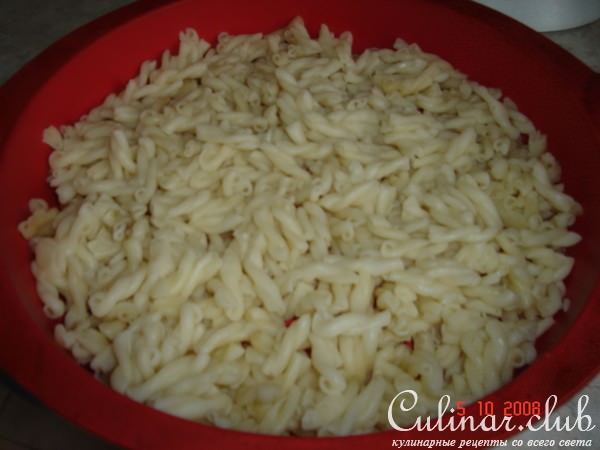 Запеканка с фаршем и макаронами