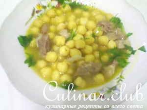Нут с мясом