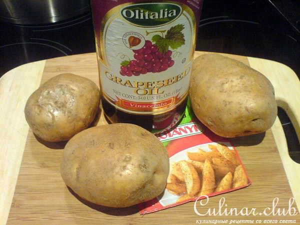 Potatos в духовке, выстраданная версия английских картофелепоклонников. Не смог отказать Свете…