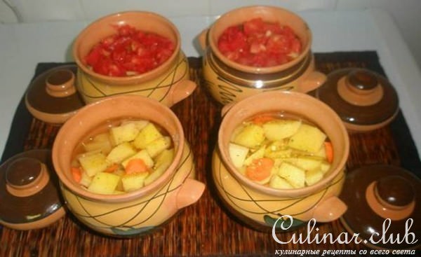 Рагу в горшочках(вариант)