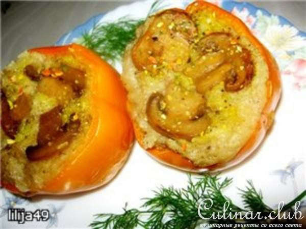 Перец фаршированный картофелем