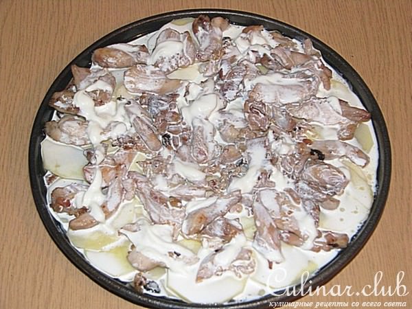 Грибная запеканка.