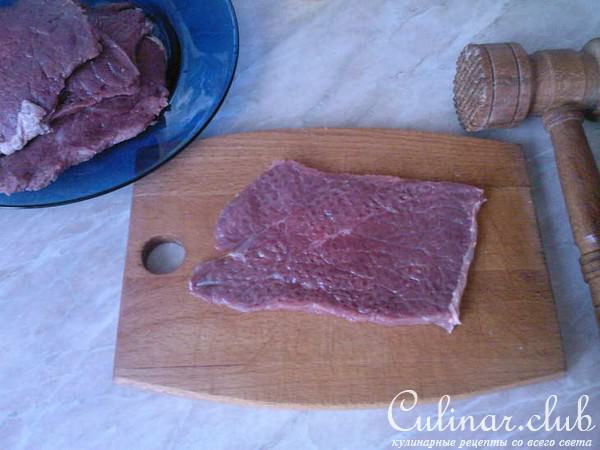 мясные рулетики с опятами