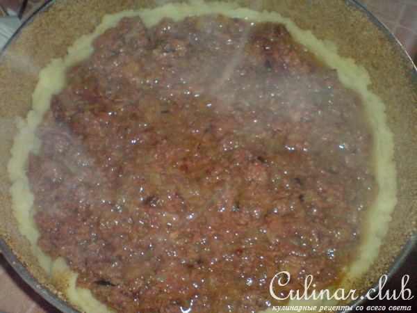 Картофельная запеканка с говяжьей тушенкой
