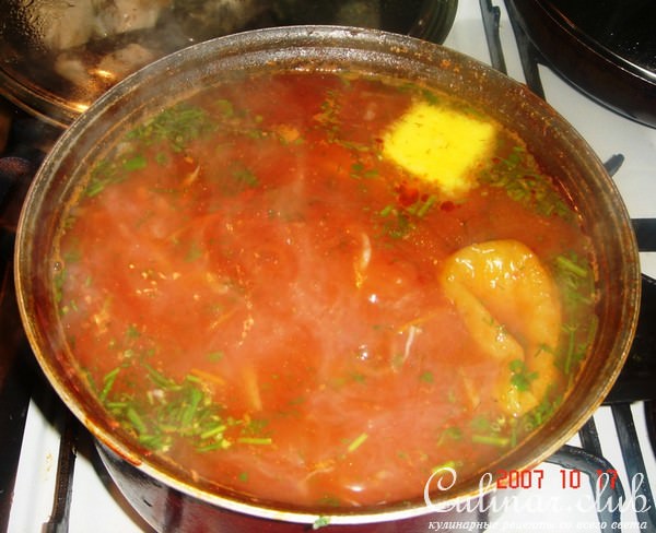 Борщ Кубанский