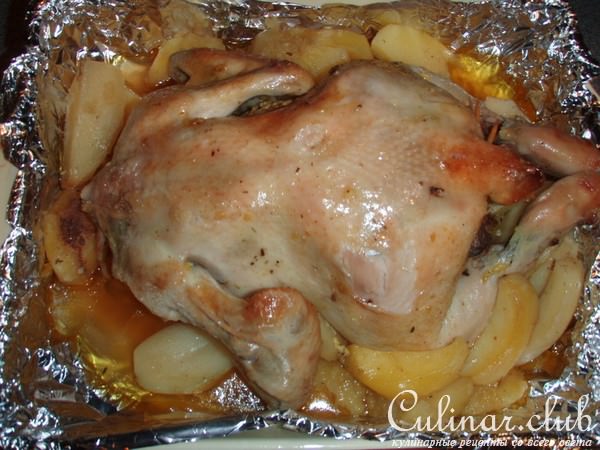 НЕЖНАЯ КУРОЧКА запечённая в рукаве