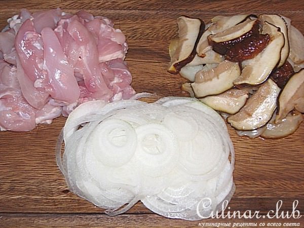Грибная запеканка.