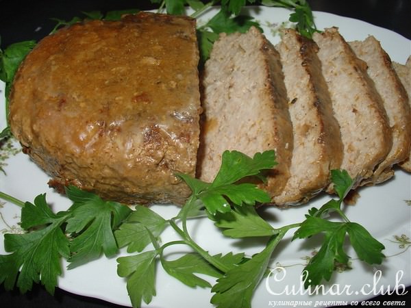 Мясной хлеб (oder Hackbraten)