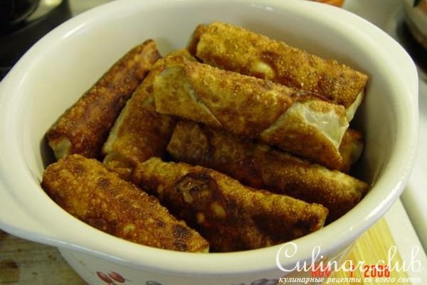 "Spring rolls" или Китайские блинчики с капустой