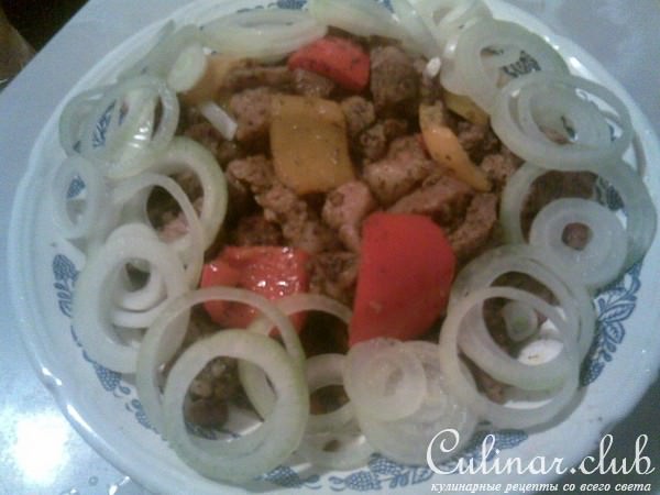 Свинина с маринованым луком (вариант)