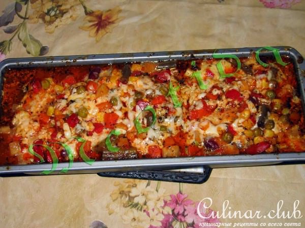 Куриные рулетики с овощами