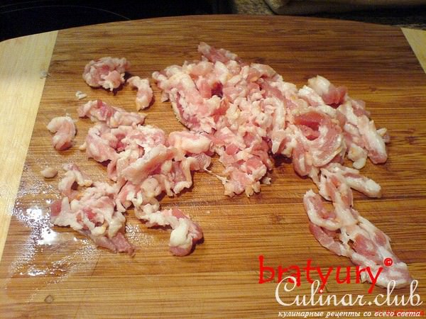 Картофель с беконом, жареный на трёх жирах