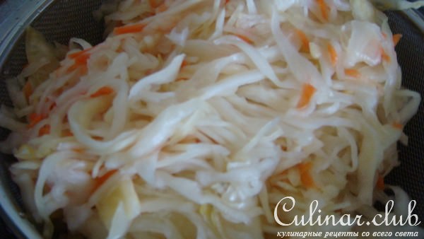 Квашеная капуста тушеная (к рульке)