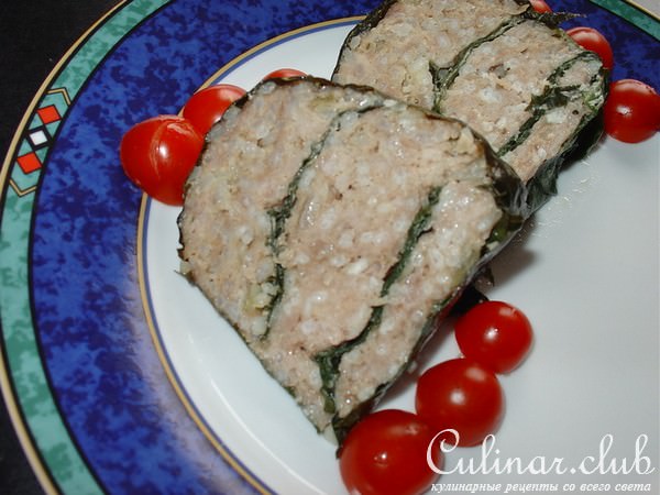 Франкфуртский капустно-мясной венок.