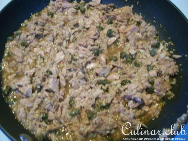 спагетти с СОУСОМ ИЗ ТУНЦА