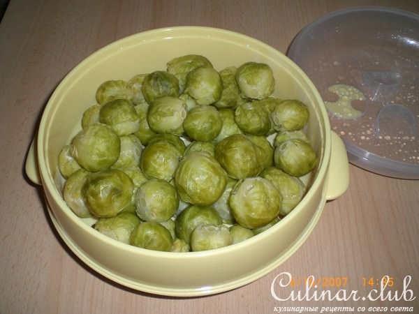 Запеканка из фарша с Rosenkohl (брюссельской капустой)