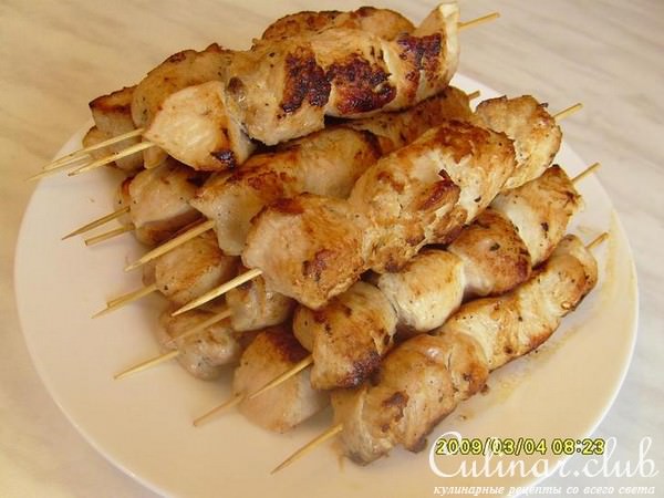 Шашлычки по-домашнему (на шпажках)