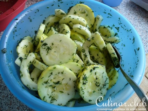 Запечённые кабачки (вариант) 