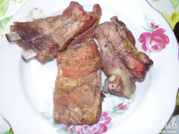 мясо запеченное с вином