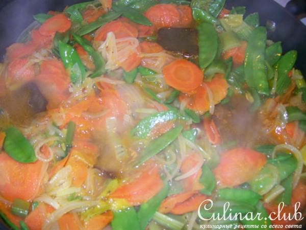 Вкусные овощи с карри по-китайски