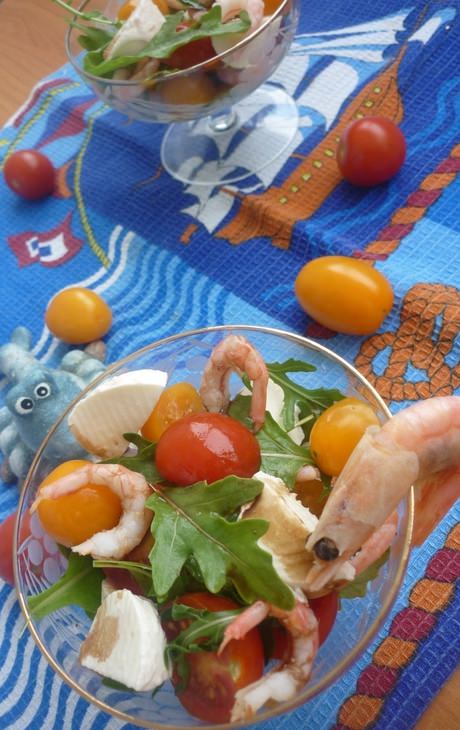 Салат "КК+ЛЛ+РР+креветочки))))"