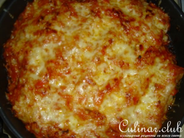 Каннеллони с ветчиной