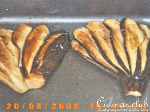 БАКЛАЖАНОВЫЙ ВЕЕР ( Ну очень вкусно, и очень красиво).