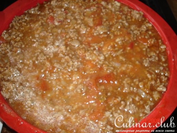 Запеканка с фаршем и макаронами