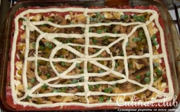 Мясной пирог очень нежный и сочный