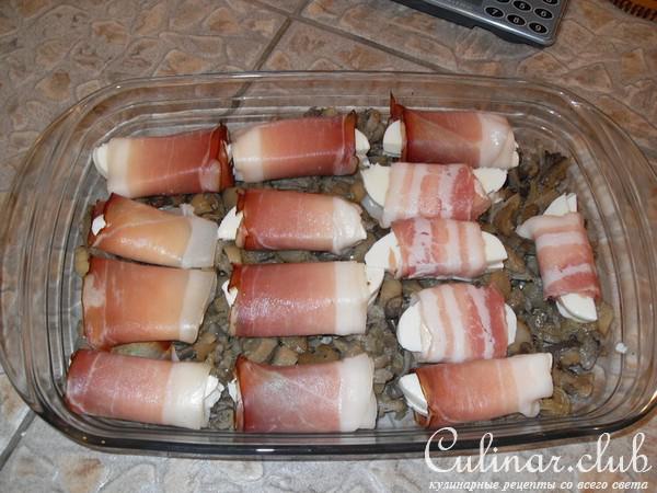 Вешенки в соусе из бузины с трюфельным картофелем