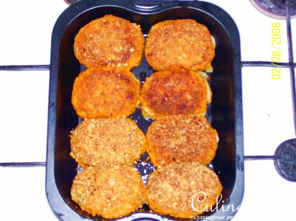 Зразы из лисичек под сметанно-сливочным соусом