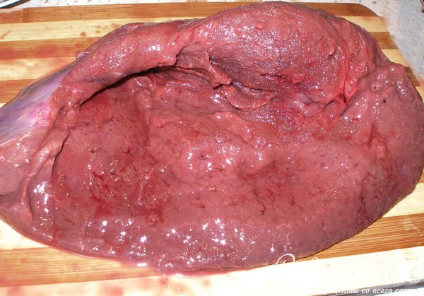 Печёночка фаршированная грибочками и гречкой
