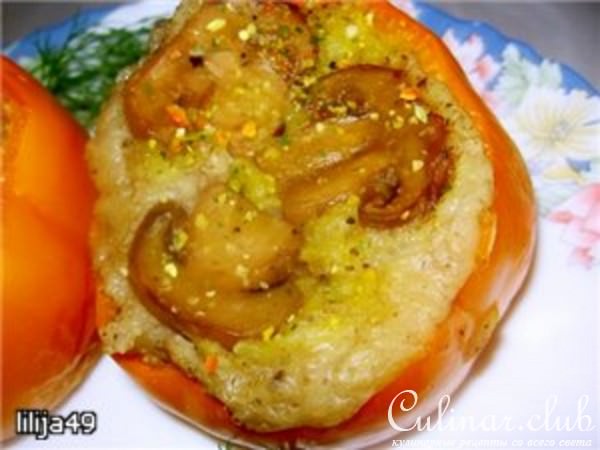Перец фаршированный картофелем