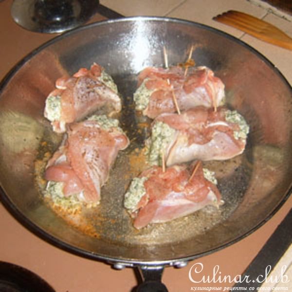 Курица с сыром Горгонзола