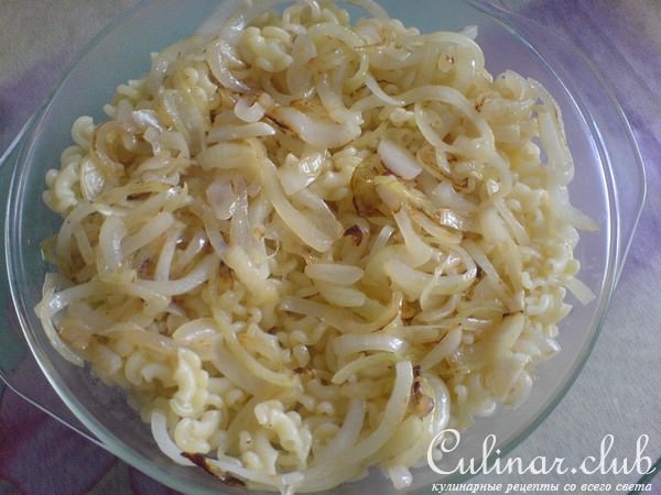 Лапшевник сырный с зеленью 